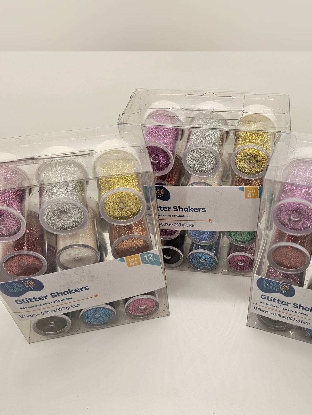 36 PC Glitter Shakers Party Pack - Multi Color Set